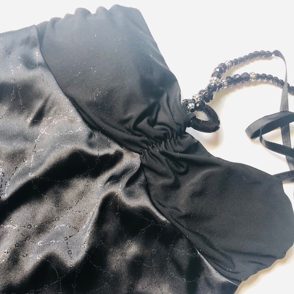 Pretty Vanity Black (+ Glitter) Dress Top